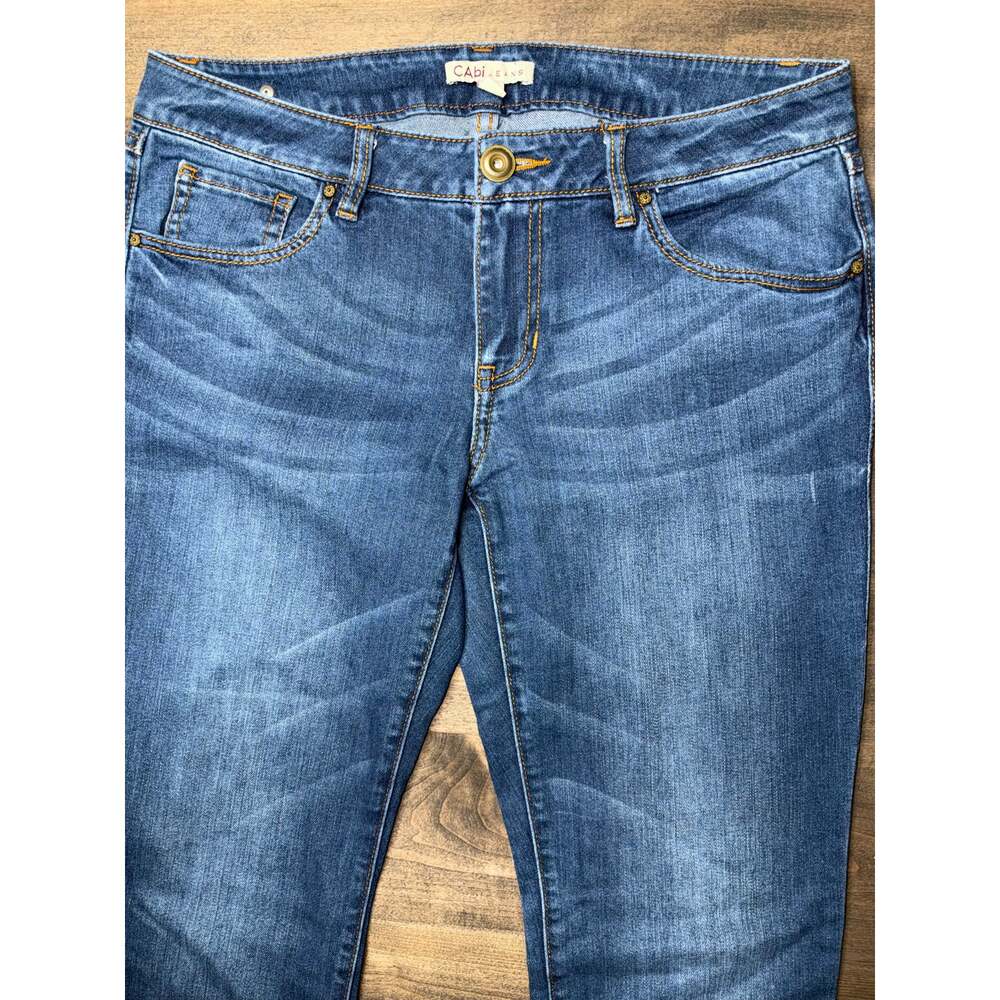 Cabi jeans #222 Dark Wash Boyfriend Straight Leg size 6 - Picture 6 of 11